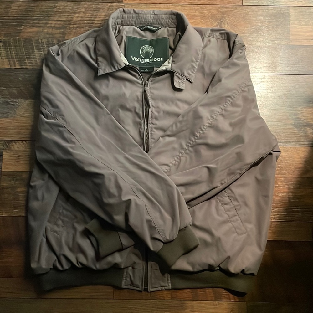 Weatherproof Garment Company Men's Tan Bomber